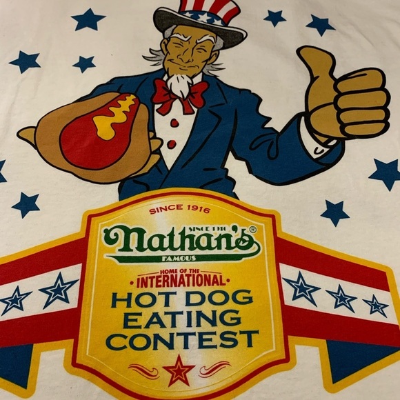 NWT, Authentic Coney Island Nathan’s hotdog T-shirt - Picture 3 of 4